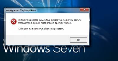 toto okno mi zacalo z niceho nic vyskakovat na plose win 7
