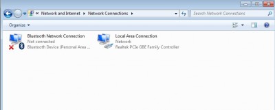 nastavení sítového adaptéru