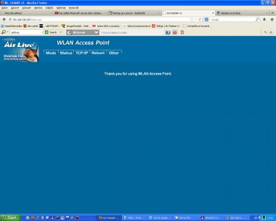 Screenshot administrácie.
