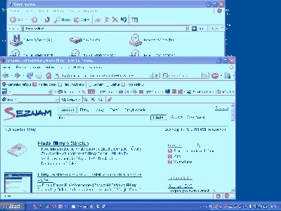 Mam otevřený Tento PC a Internet, ale v dolni liste nic neni... :( (ani po minimalizaci)