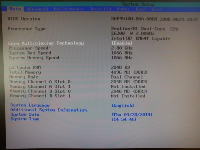 Výchozí nastavení