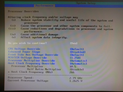 Výchozí nastavení