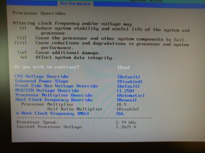 Po změně základní frekvence z &quot;Automatic&quot; na &quot;Manual&quot;
