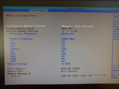 Po změně základní frekvence z &quot;Automatic&quot; na &quot;Manual&quot;