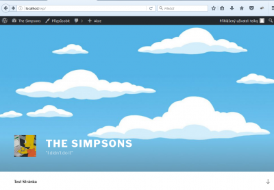 Dejme tomu, že takhle vypadá ta stránka na serveru ..