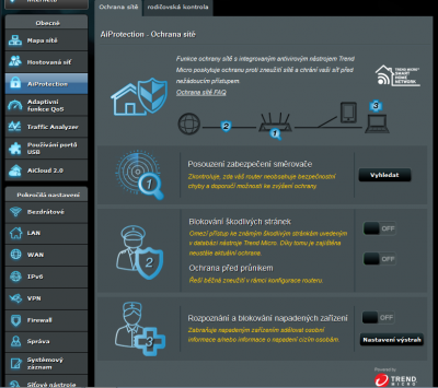 Možnosti zabezpečení sítě