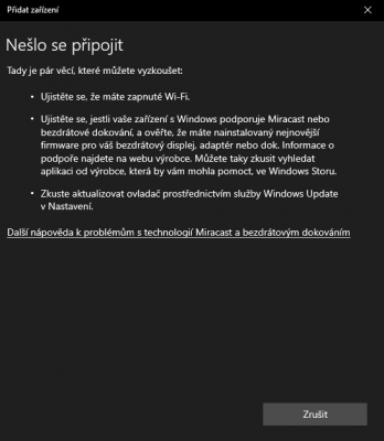 Zařízení Bluetooth a jiná - Nastavení