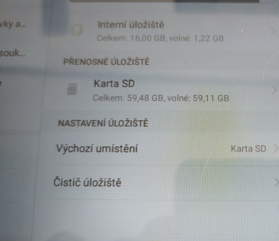 Výchozí umístění